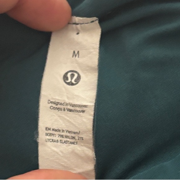lululemon athletica Deep Teal Wandermost Ultra Soft Nulu Crew Neck long sleeve - Picture 2 of 6